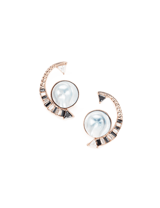 Baroque pearl earrings for women