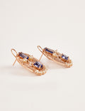 blue stone earrings