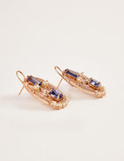 blue stone earrings
