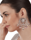 bridal crystal earrings