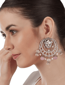 bridal crystal earrings