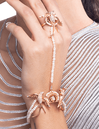 Hand with jewellery clearance