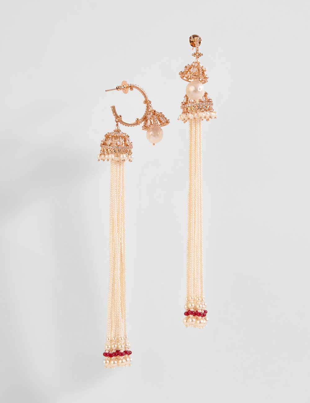 EIRY | Long Pearl Wedding Earrings - All About Romance: Handmade Veils &  Adornments