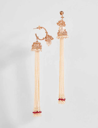 bridal hoop earrings