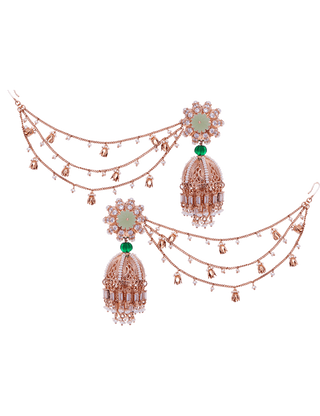 bridal jhumka sahara earrings