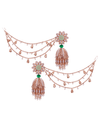 bridal jhumka sahara earrings