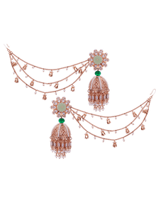 bridal jhumka sahara earrings