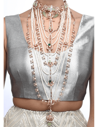 bridal multilayer necklace