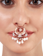 bridal pearl nose ring