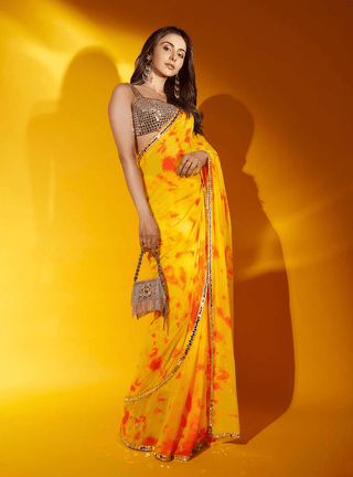 Priyanka Chopra Wearing Gold Rush Crystal Furbie