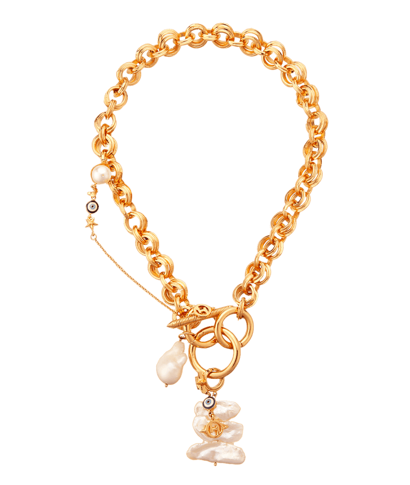 chunky pearl necklace