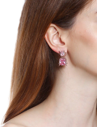 cluster stud earrings