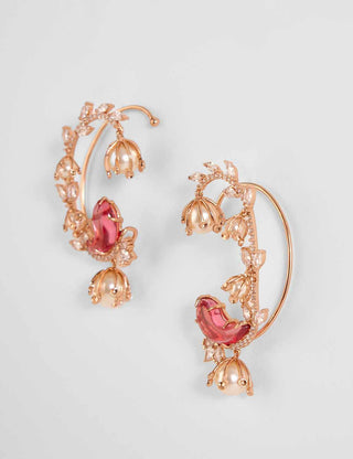 crystal earcuff earrings