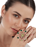 crystal statement ring