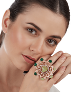 crystal statement ring