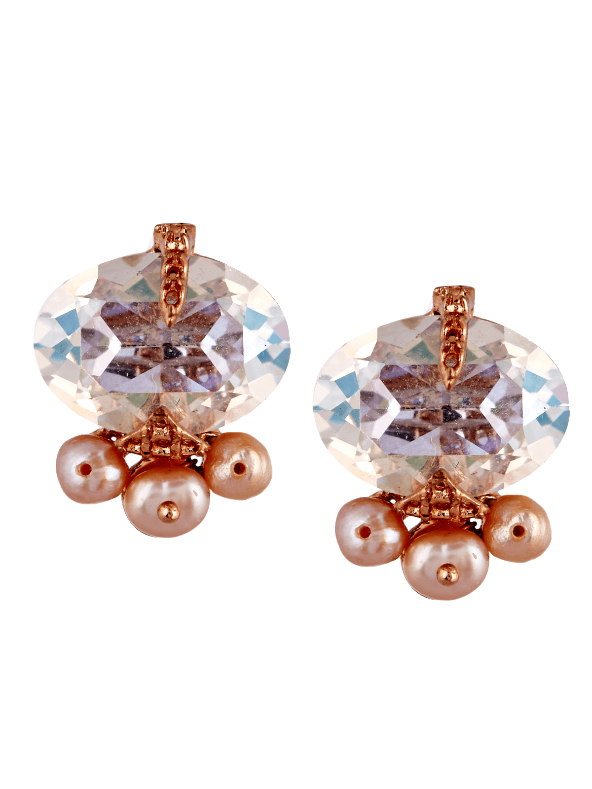 crystal stud earrings