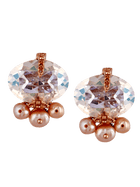 crystal stud earrings