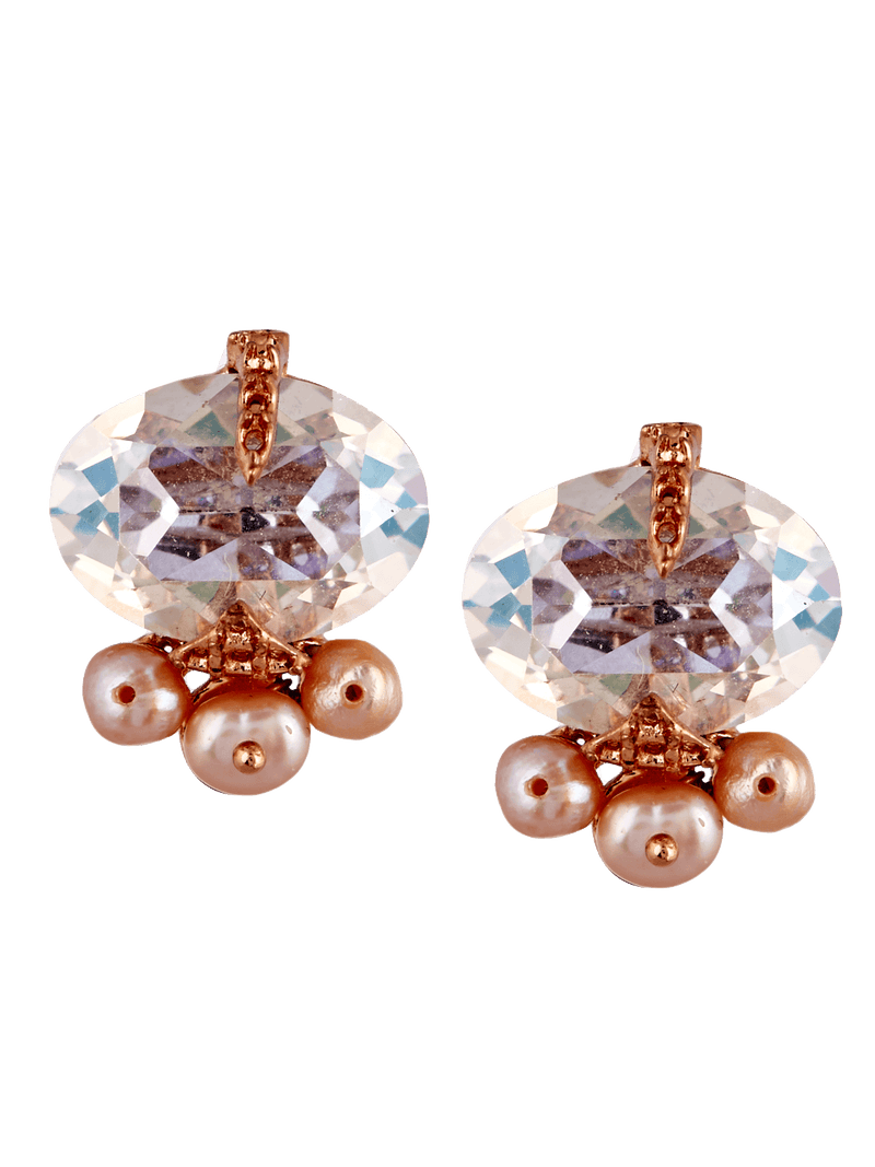 crystal stud earrings