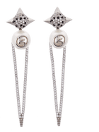 designer long earrings