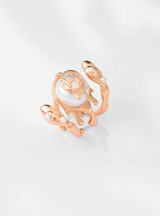 designer pearl ring