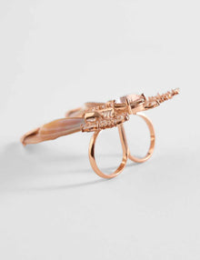 double finger ring for wedding