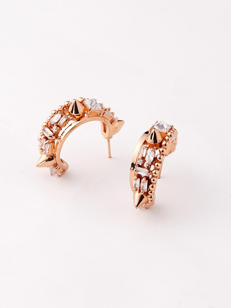 fancy gold hoop earrings