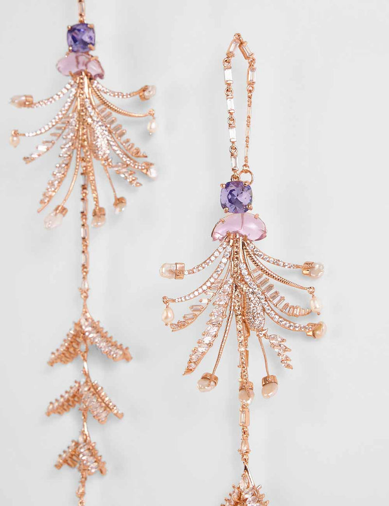fancy long earrings
