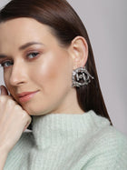 fancy silver studs for women