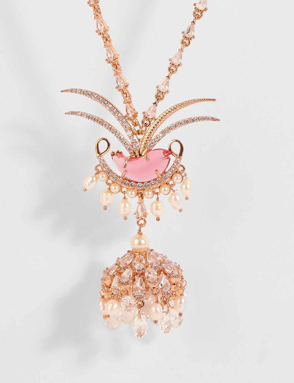 fish style layered necklace