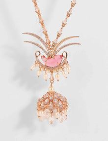 fish style layered necklace