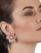 floral earrings