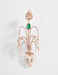 fountain shape earrings