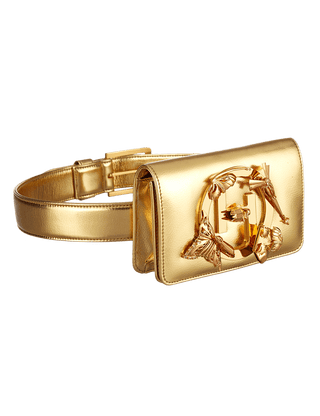 Gold hand bag for women