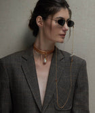 Gold plated choker necklace