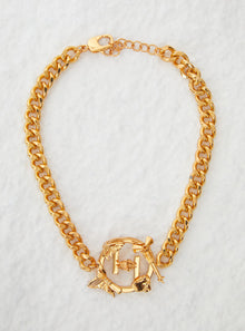 gold plated choker