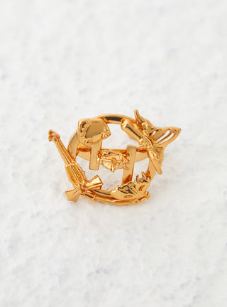 gold plated designer ring