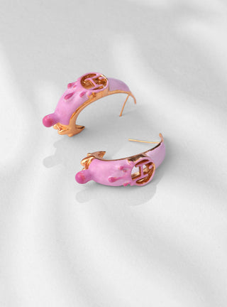 gold plated enamel earrings gold plated enamel earrings