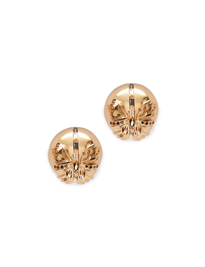 gold plated top earrings