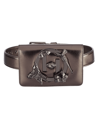 Gunmetal handbag for women