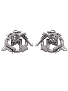 gunmetal plated stud earrings