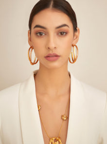 handcrafted hoop earrings