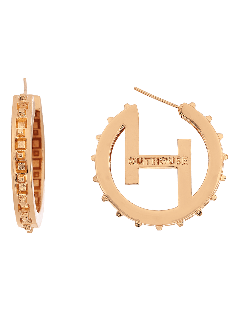 handcrafted hoop earrings