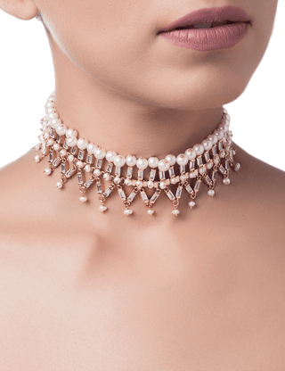 Heritage choker necklace bridal collection