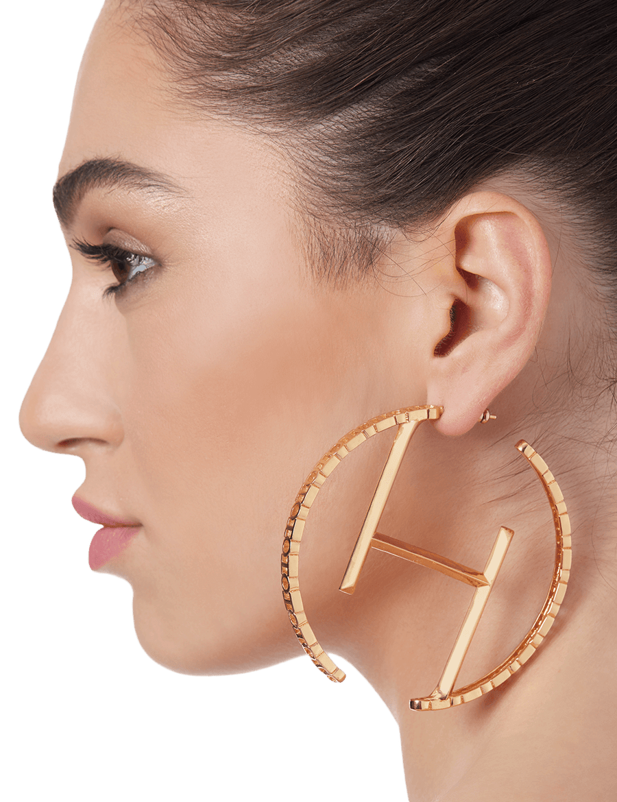 hoop earrings