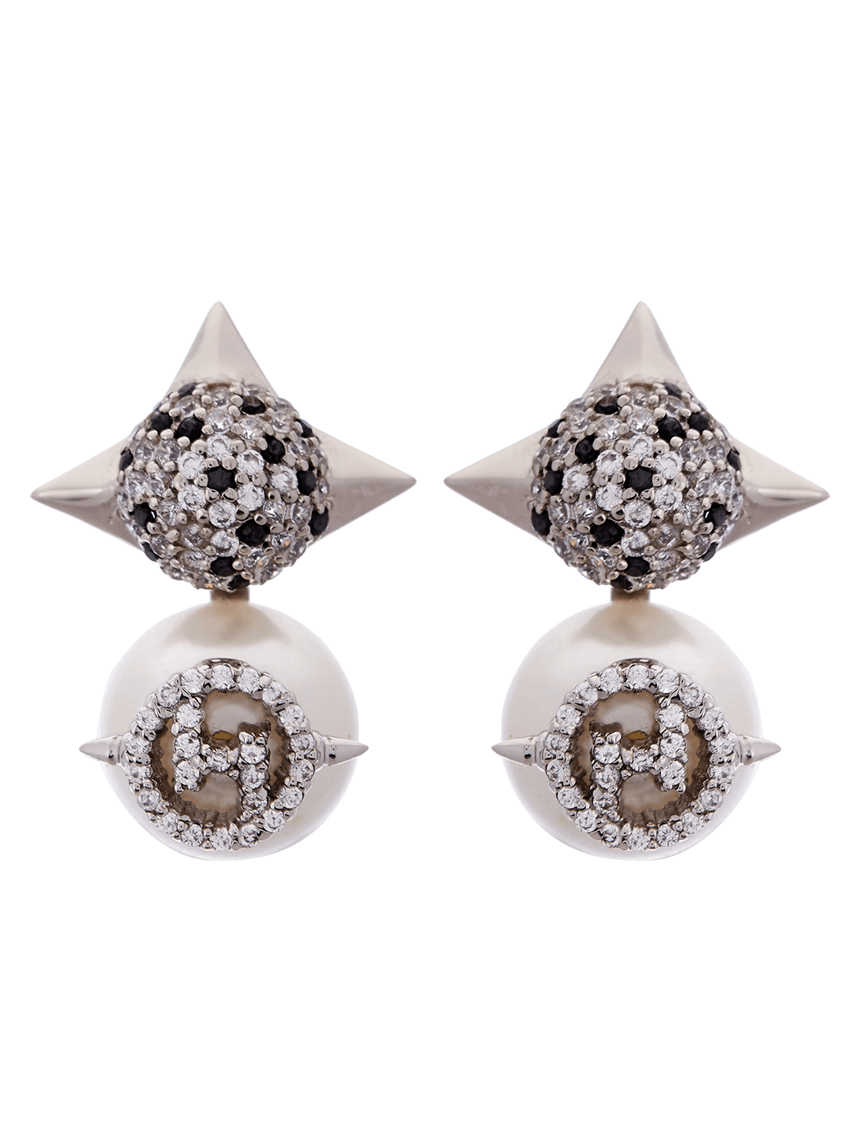 ivory pearl stud earrings