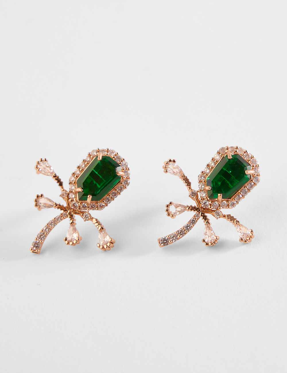 jade green earrings