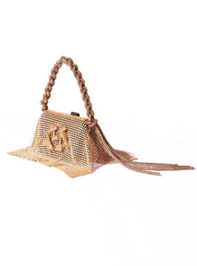 luxurious gold jeweled bag gift