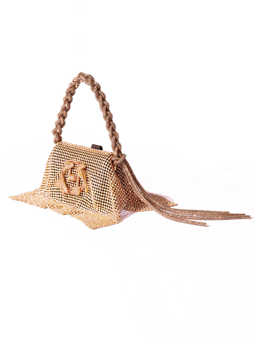 luxurious gold jeweled bag gift