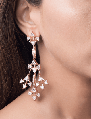 modern bridal earrings