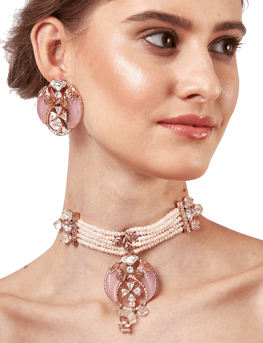 modern bride choker